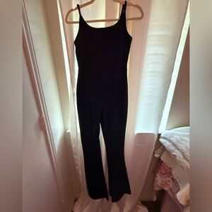 Athletic Black Jumpsuit